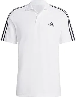 adidas Men Essentials Piqué Embroidered Small Logo 3-Stripes Polo Shirt POLO SHIRTS for Men POLO SHIRTS