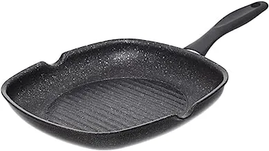 Celar Cookware Grill Granito Evo (Waved) Size: 26Cm Black, MADE IN PORTUGAL