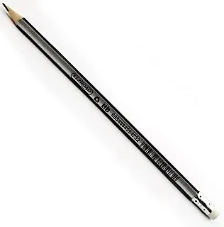 KEYROAD PENCIL HB TRIANGLE WITH ERASER MODEL KR971550 - Black and Gray