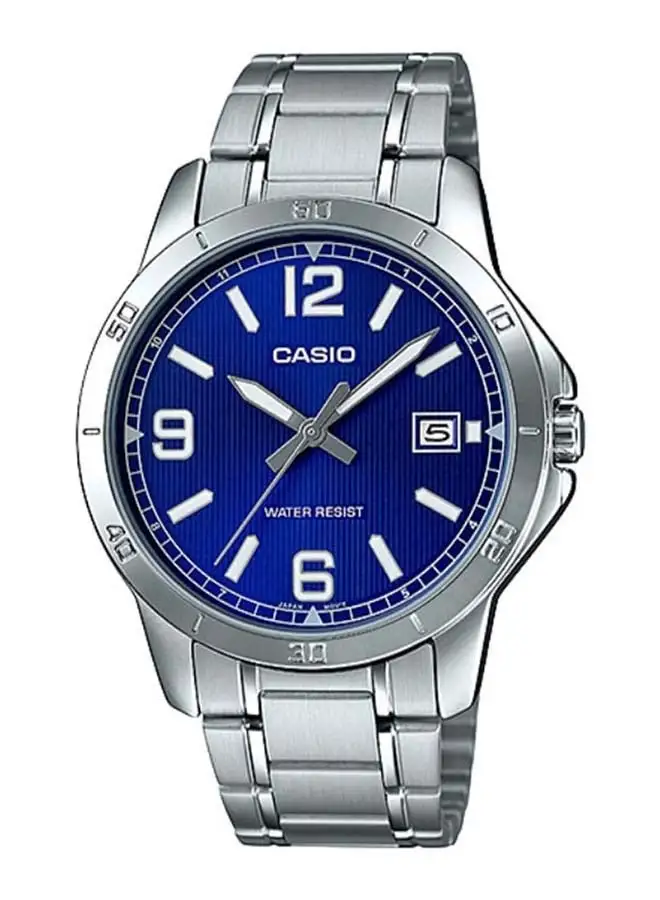 CASIO Men's Stainless Steel Analog Watch MTP-V004D-2BUDF