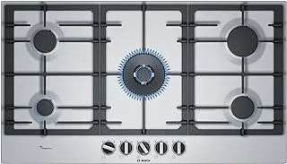 Bosch Serie 6, Gas Hob, Stainless Steel