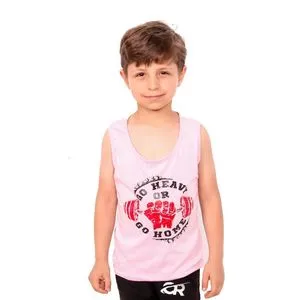 Caesar Boys Print Sportive Tank Top - Pink