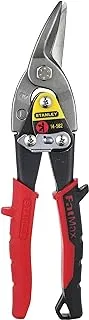 Stanley Red Aviation Snip Left Pliers, 2-14-562