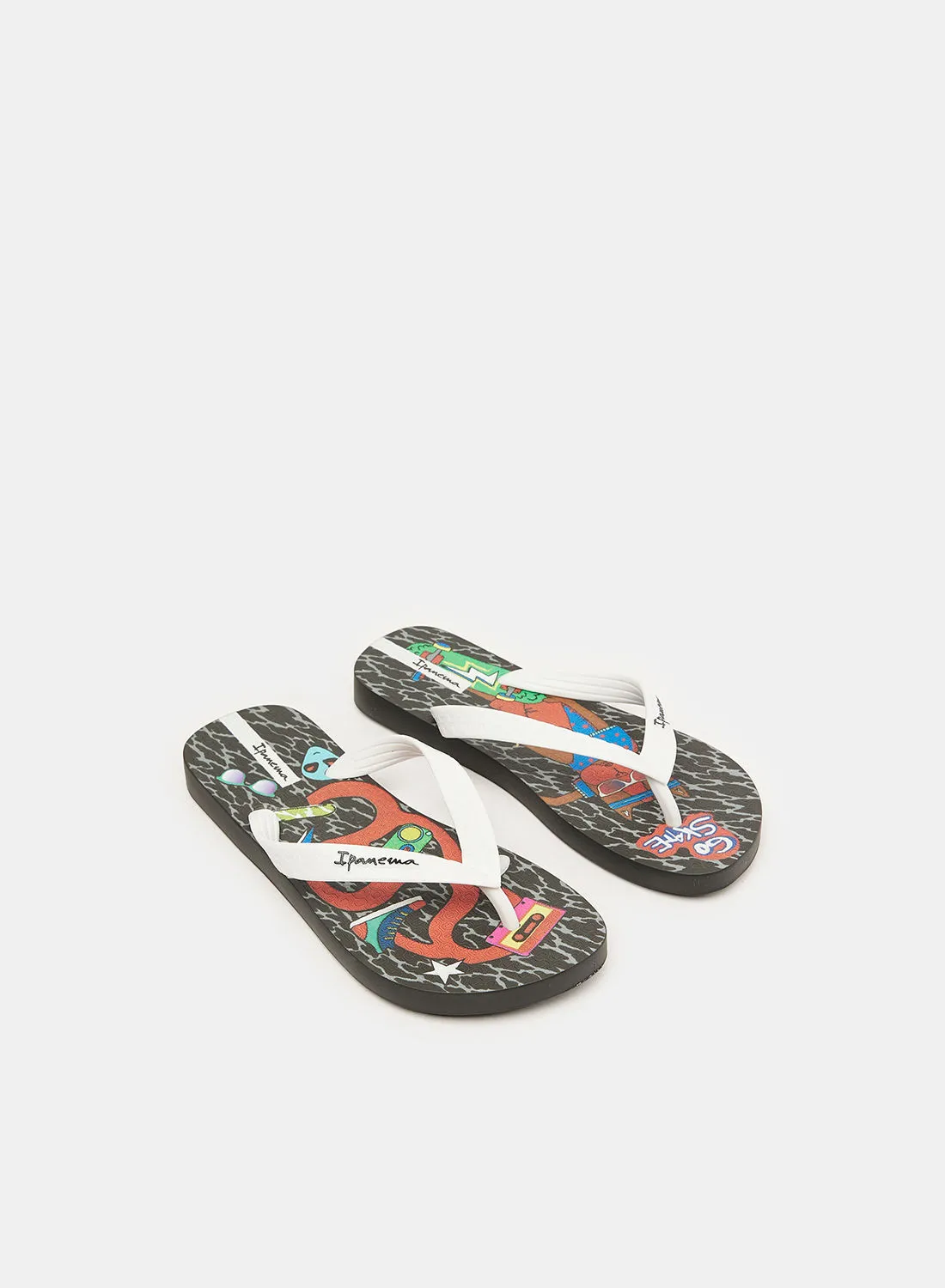 Ipanema IPANEMA TEMAS INFANTIL SLIPPER/BLACK/WHITE