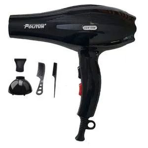 POLITUN Professional Hair Dryer 4in1 - 5000w - Black