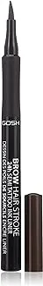 GOSH Brow Hair Stroke 24H Semi-Tattoo Ink Pen, 003 Dark Brown, 1 ml