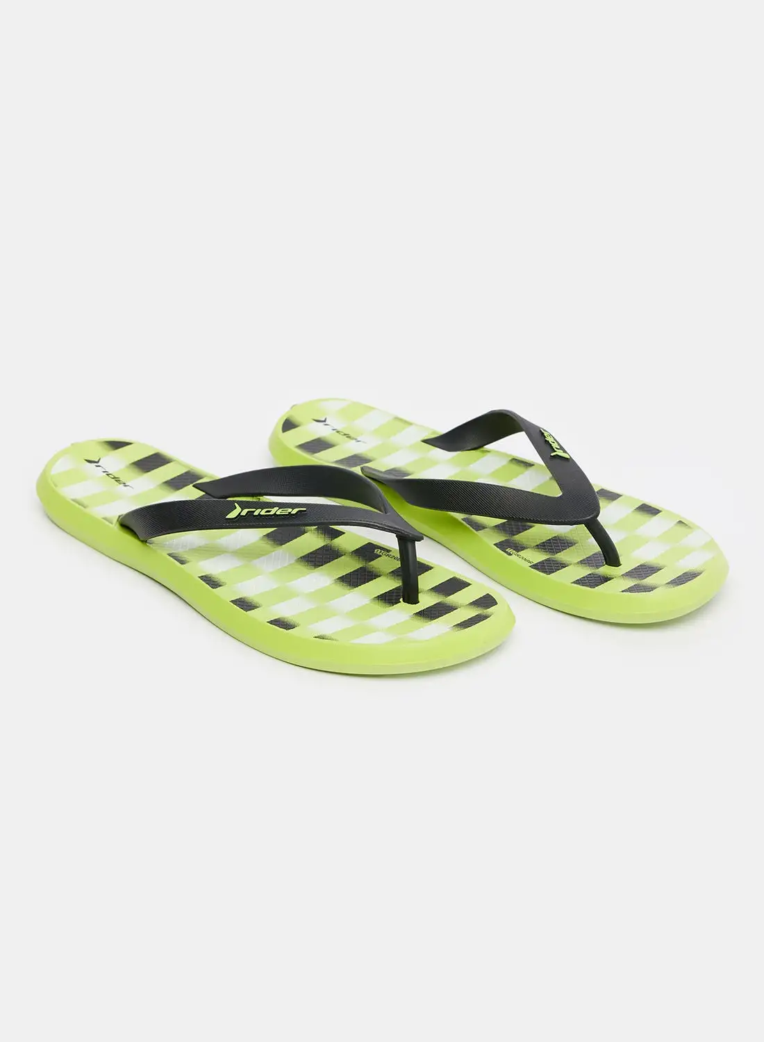 RIDER RIDER PLAY KIDS INF SLIPPER/GREEN/BLACK/WHITE