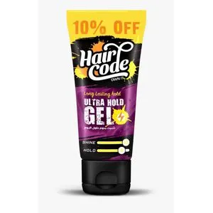 Hair Code Ultra Hold Hair Gel Tube - 250ml - 10% Price Discount