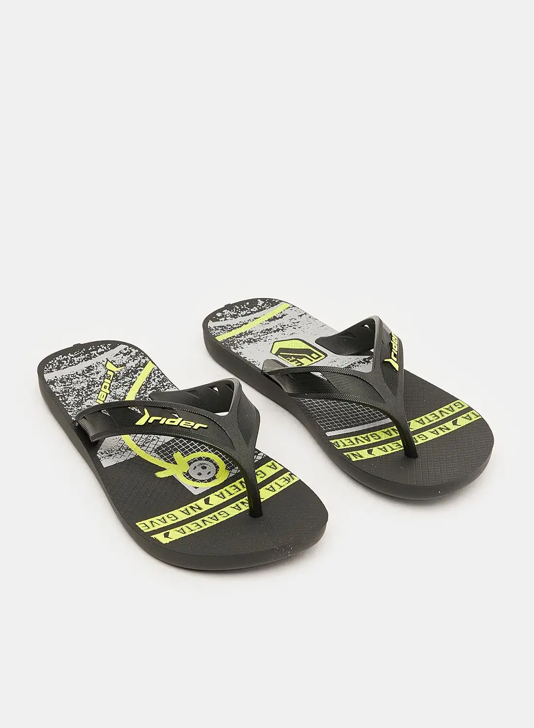 RIDER RIDERREET OLE INF SLIPPER/BLACK/YELLOW