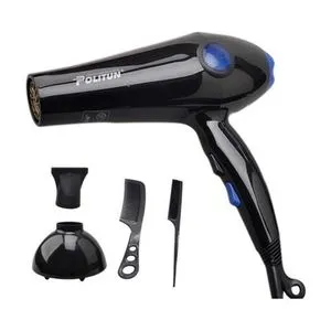 مجفف شعر POLITUN Salon Pt-v3 -4in1 - 5000 - أسود