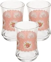 LAV 2610 LUNA Tea Glass / 3 Pcs/Elegant design, Trusted Brand, Attractive shape/High Quality Materials