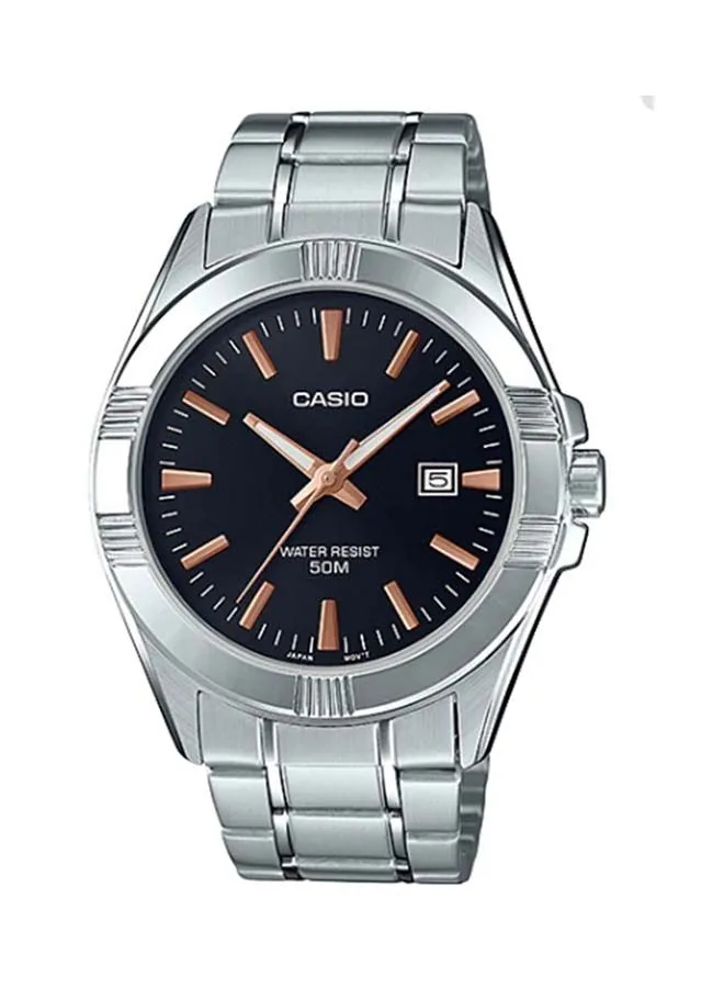 CASIO Men's Stainless Steel Analog Wrist Watch MTP-1308D-1A2VDF