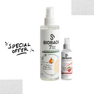 BIOBACK Hair 7 Oils 200ml +tropical Fruits Hair Perfume100ml