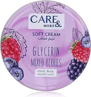 Care & More Soft Cream With Glycerin Mixed berries 75 ML