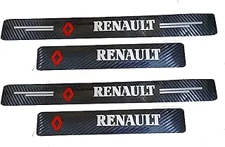 4D Adhesive Car Door Threshold Non Slip Scratchproof Waterproof - Renault - 4 Pack