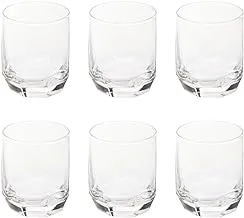 LAV DIAMOND Glass / 6 Pcs / 215 cc - 7. 25 Oz/Elegant design, Trusted Brand, Attractive shape of Tea, Water, Soft Drink, fair amounts of Smoothies, Juices, Cocktails/High Quality Materials