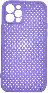 Generic Silicone Phone Case With Dotted Design And Colored Buttons For IPhone 12 Pro 6.1