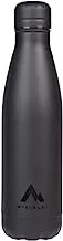 McKINLEY STAINLESS STEEL DOUBLE ROCKET Water Bottle, BLACK, 0.50L, 303099