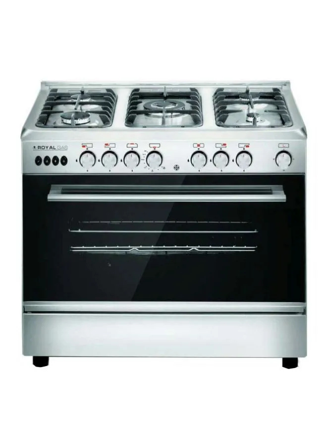 Royal 5-Burner Cooking Range 2010253 Silver