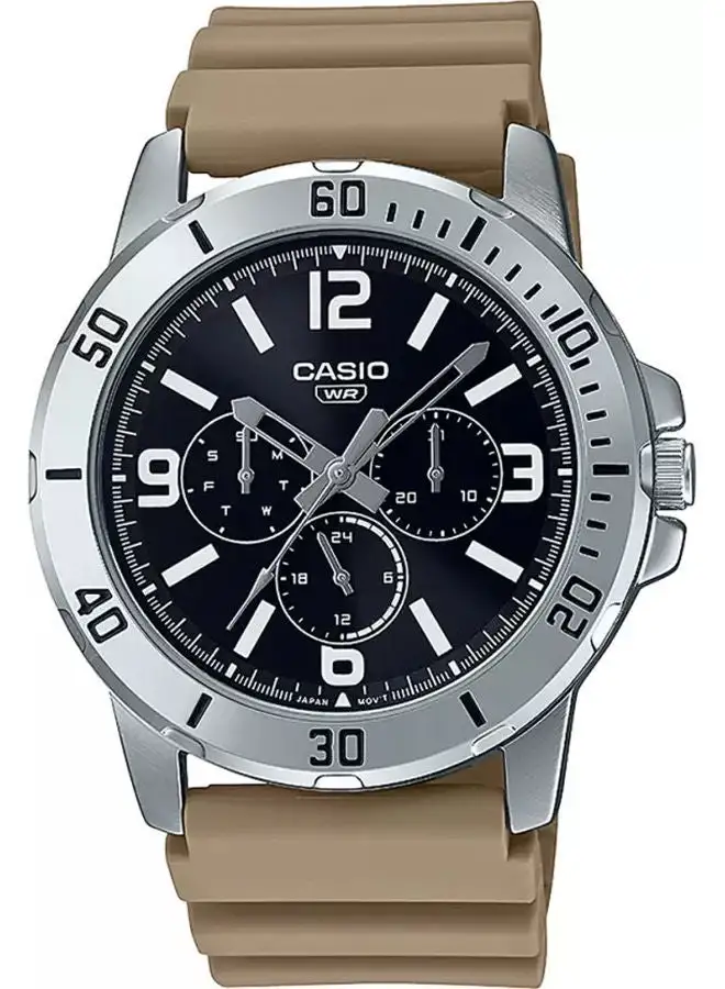 CASIO Rubber Chronograph Watch MTP-VD300-5BUDF