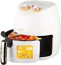 RAF Air Fryer,R.5232W,5.8L 1500W,White