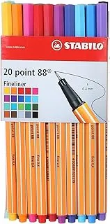 Stabilo Point 88 Fineliner Stand-up Easel Purple Box - 20