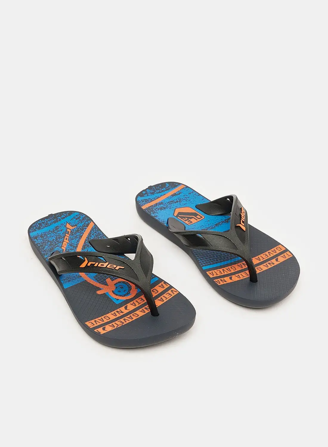 RIDER RIDERREET OLE INF SLIPPER/BLACK/ORANGE