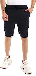 Off Cliff Mens Side Pockets Shorts With Unfinished Thigh Trims Side Pockets Shorts With Unfinished Thigh Trims