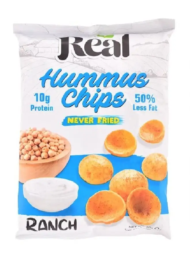 Real Chickpeas Chips With Protein Ranch 60GM