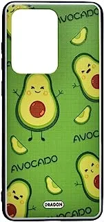 Generic Plastic Creative Back Phone Protection Case Avocado Design With Silicone Safety Edges And 3D Back Print For Samsung Galaxy S11 Plus / S20 Ultra - Multi Color