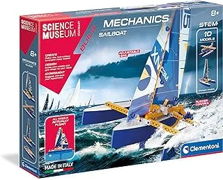 Clementoni 61524 science museum mechanics sailboat kit for children and adults, ages 8 years plus