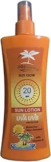 Bronzana sun glow sun lotion spf 20, 250 ml