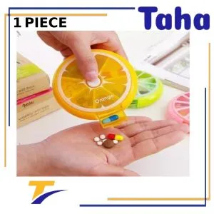 Taha Offer Organizer Medicine Tablets  7 Slots 1 Pcs