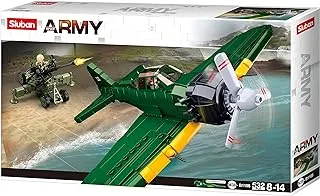 Sluban Army Blocks Wwii-A6M Zero 552 Pcs With Brick Separator 8+