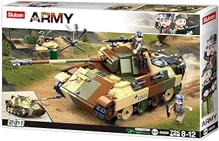 Sluban M38-B0859 Wii-Medium Tank 2in1