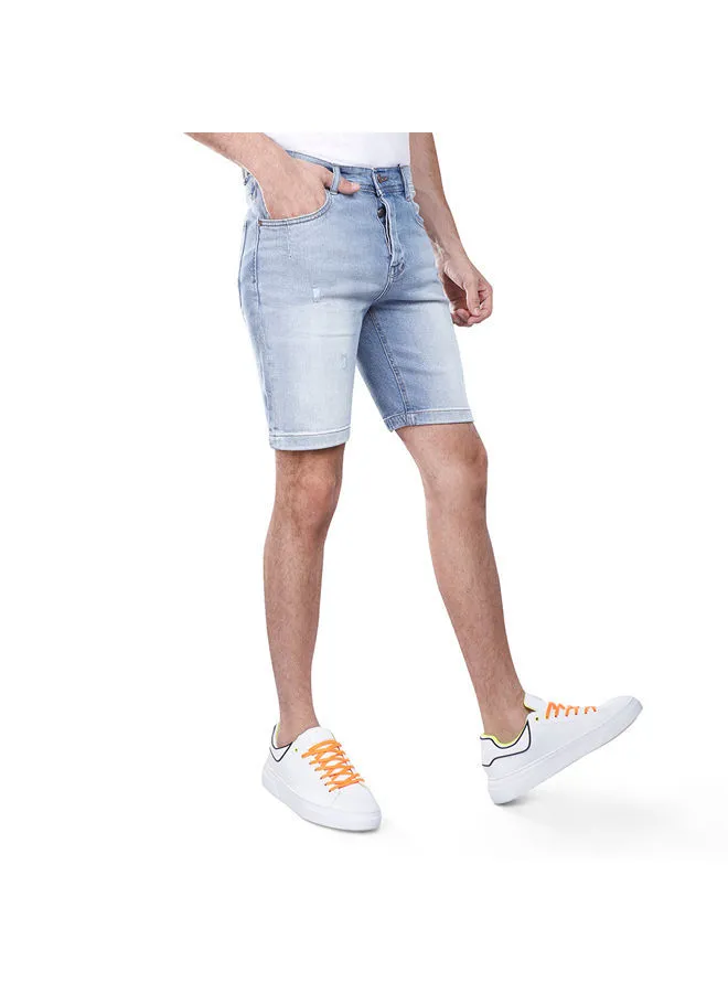 Coup COUP Slim Cutting Short For Men - Light Blue - 28