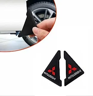 Kaber Trade 2 Piece Silicone Car Door Angle Bumper - Compatible with Car Logo - Mitsubishi Lancer - Kaber Trade