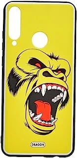 Generic Dragon Plastic Phone Case With Silicone Protection Edges And Gorillas Design For Huawei Y9 Pro 2020 - Multi Color