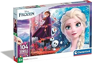 Clementoni Puzzle Jewels Frozen2 104 Pieces