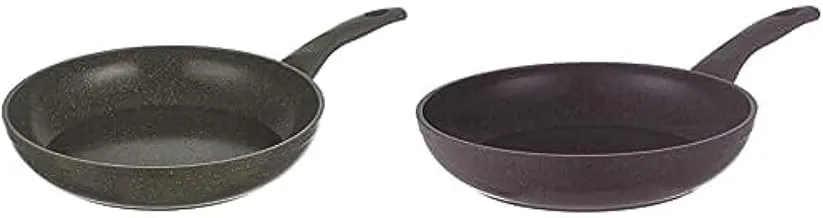 Top Chef Granite Frying Pan,Eco product, Size 28 - Grey + Top Chef Granite Frying Pan,Eco product, Size 24 - Grey