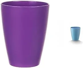 M-Design Lifestyle Plastic Cup, 300 ml - Purple+M-Design 8636Lifestyle Small Cup 300 ml Blue