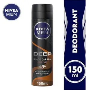 NIVEA Spray Deep Black Carbon - Espresso -150ml