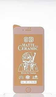 Generic Ceramic 9D Non breakable Screen Protector With Anti Fingerprint And White Edges For IPhone 8 4.7