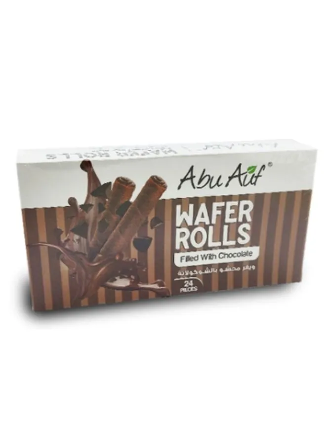 Abu Auf Wafer Rolls With Chocolate 24 Pieces