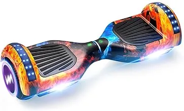 WEELMOTION Galaxy Flame Hoverboard with Music Speaker, 6.5