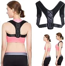 Adjustable Back Brace Posture Corrector Back Support Shoulder Belt Lumbar Spine Support Belt Posture Correction for Adult WANGXINQUAN (Size : M)