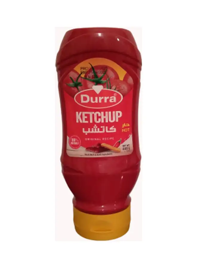 Durra Original Recipe Hot Tomato Ketchup 410grams  Single