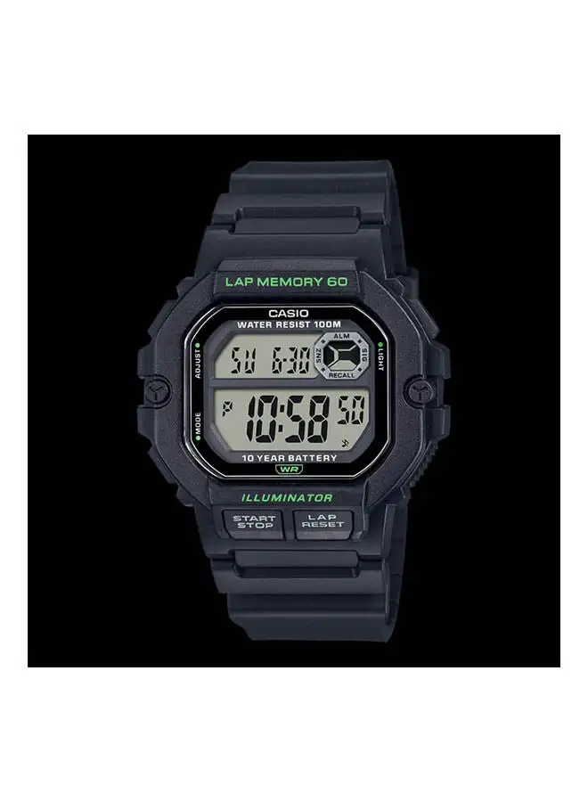 CASIO Resin Digital Watch WS-1400H-1AVDF