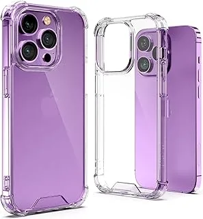 Goospery Crystal Shockproof Bumper PC Hard Back Cover for iPhone 14 Pro Max, Clear