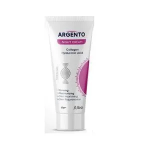 Argento Night Cream With Collagen & Hyaluronic Acid -30Gm